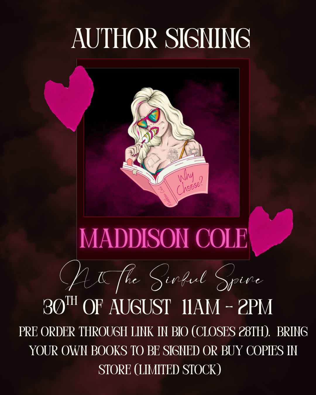 Maddison Cole Signing